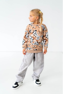 Комплект для дівчаток з 2-х світшотів 